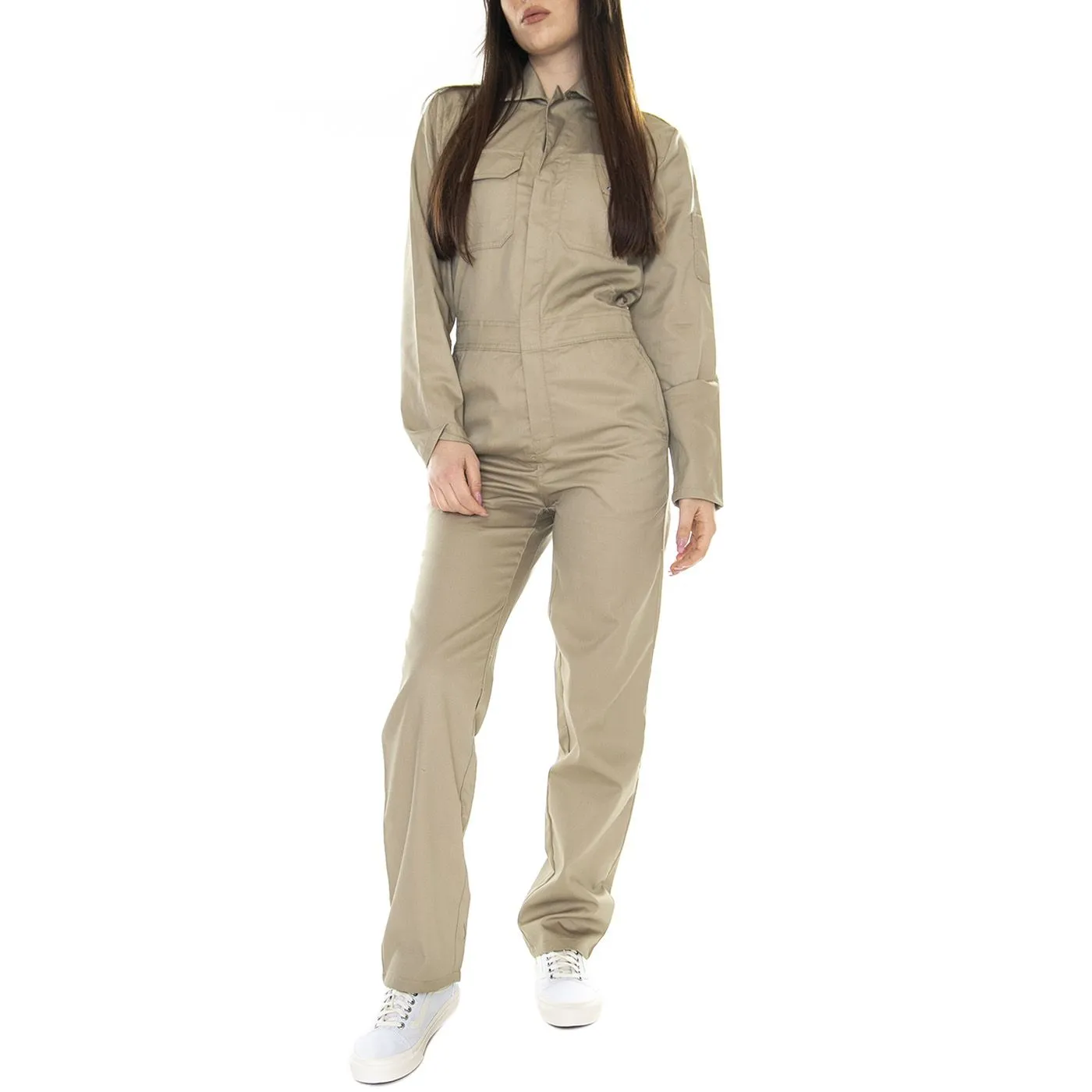 Dickies W' Haughton LS Desert Sand - Tuta Donna Beige    