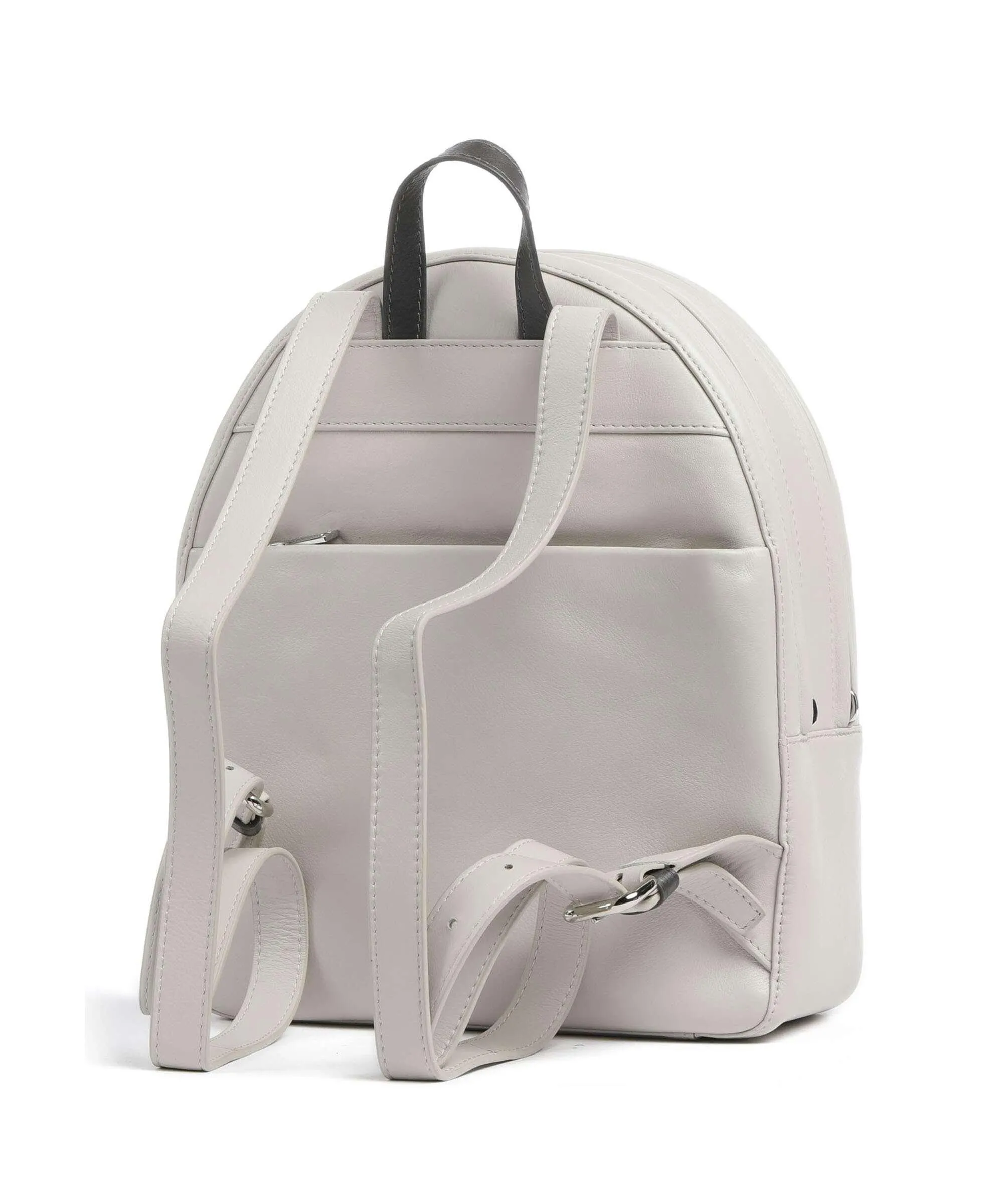  DuDu Bags Favignana Zaino pelle di vitello finemente grana grigio chiaro  