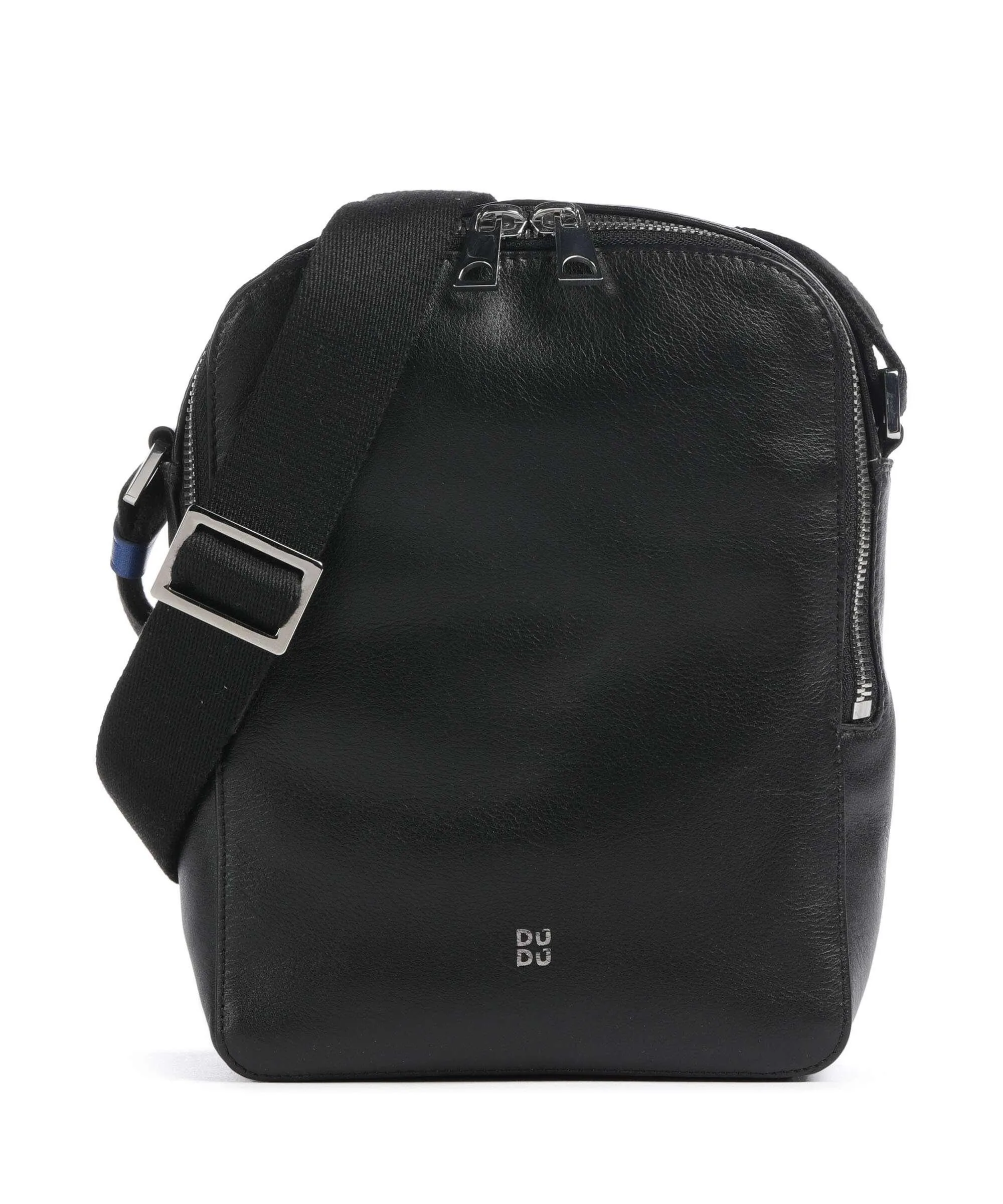 DuDu Bags Okinawa Borsa a tracolla pelle di vitello finemente grana nero  