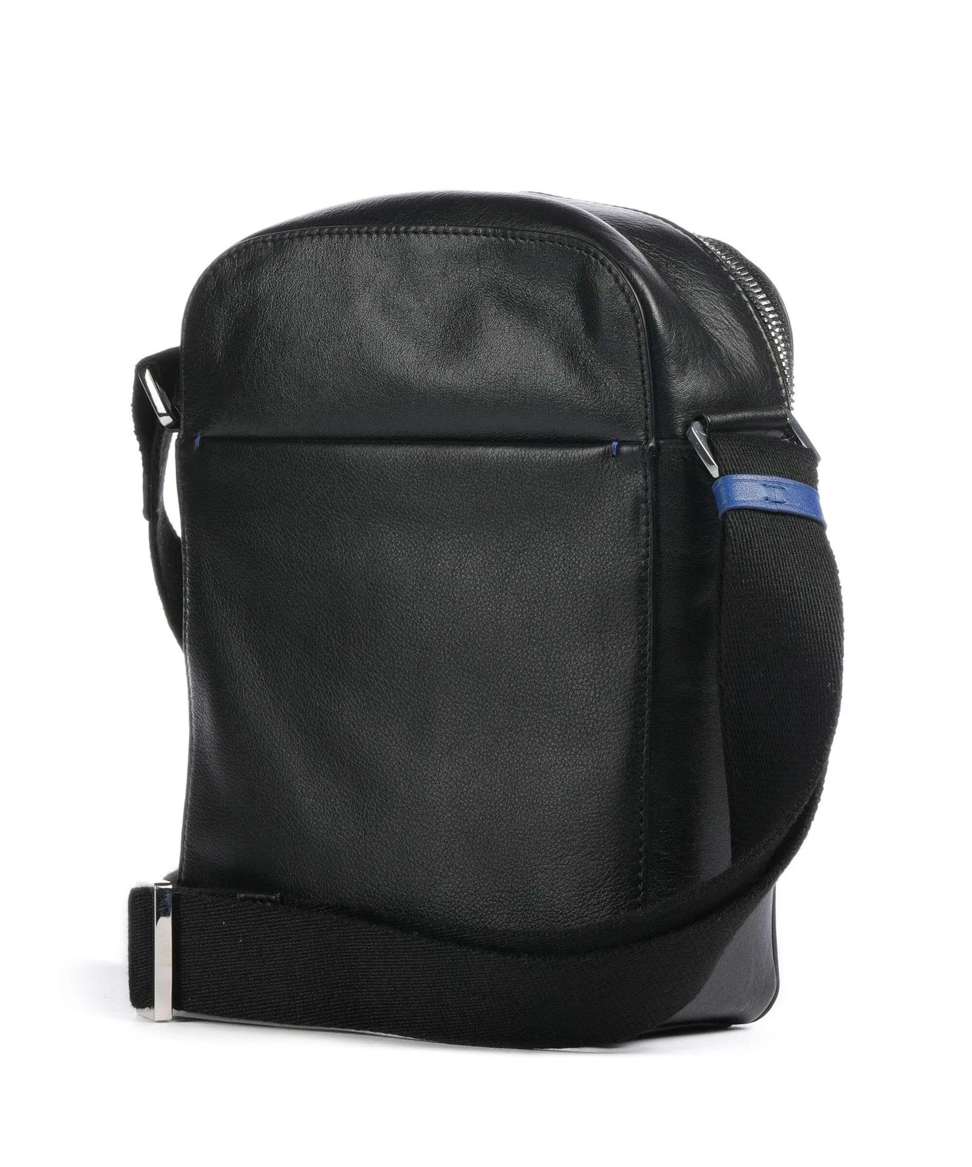  DuDu Bags Okinawa Borsa a tracolla pelle di vitello finemente grana nero  