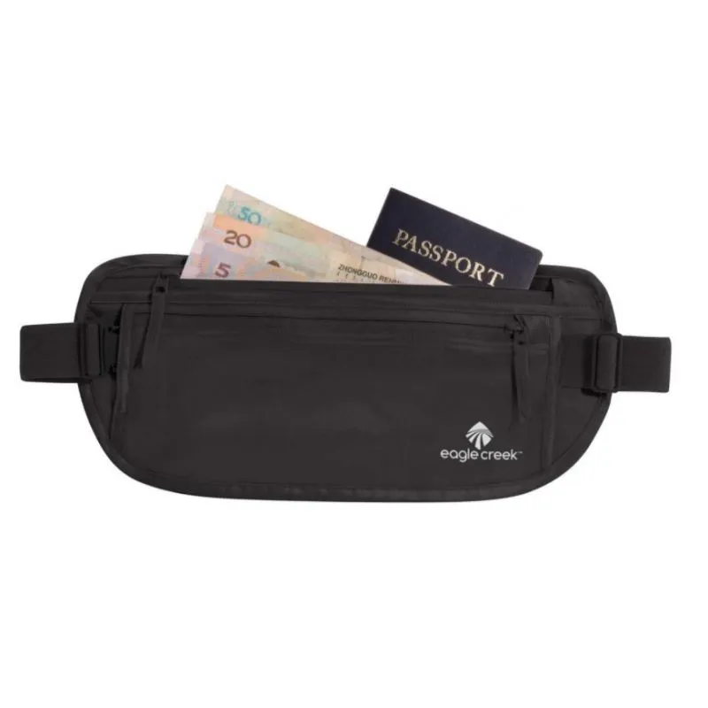 Eagle Creek Cintura portavalori Undercover™ in seta (nero)