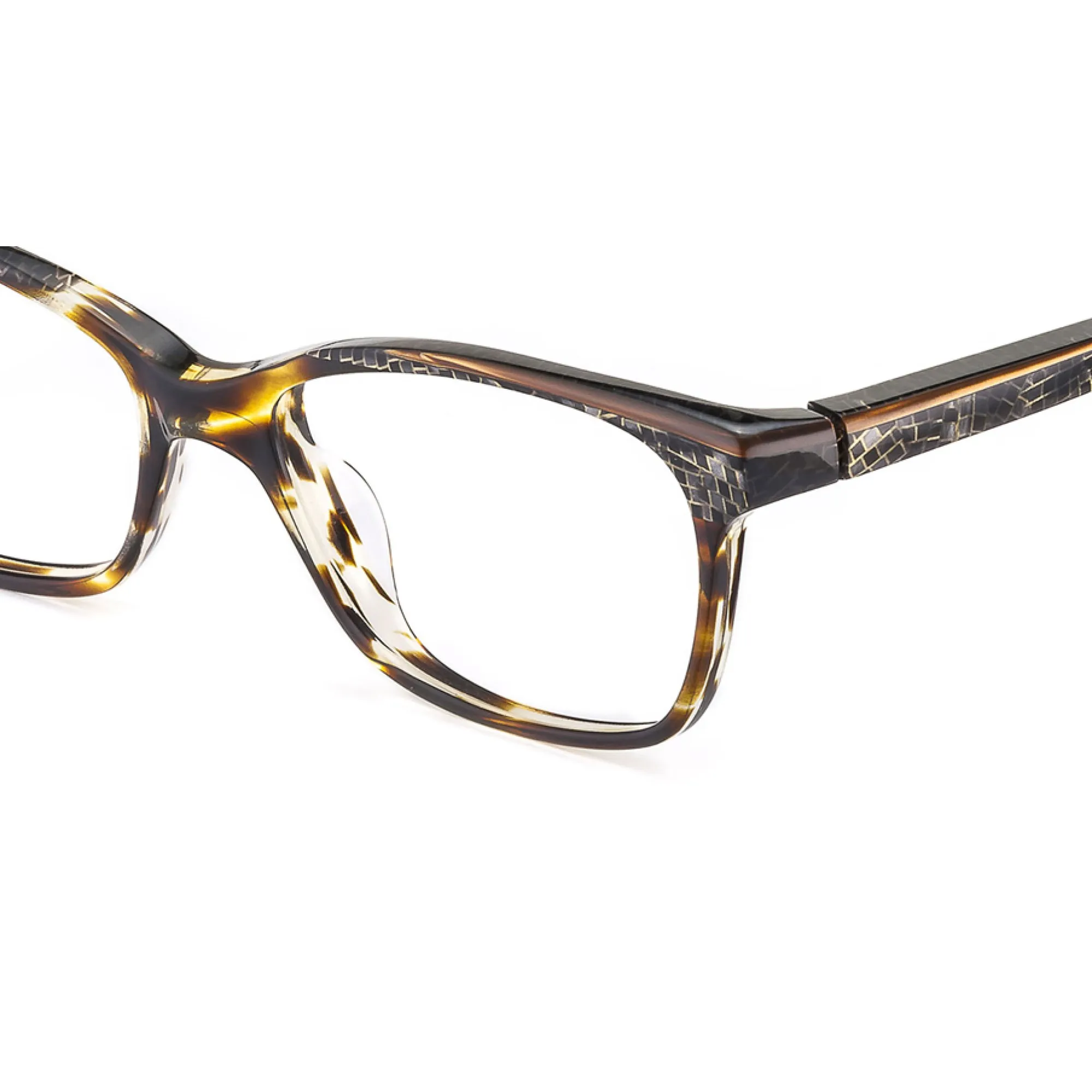   Etnia Barcelona HALLE.P - BKBR Marrone Scuro | Occhiale Da Vista Donna 