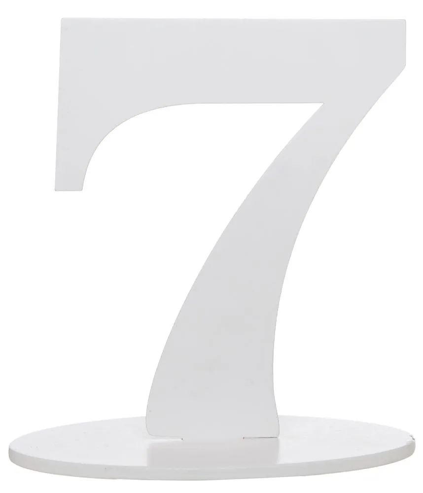 Favoloso numero 7 tavolo 17 cm