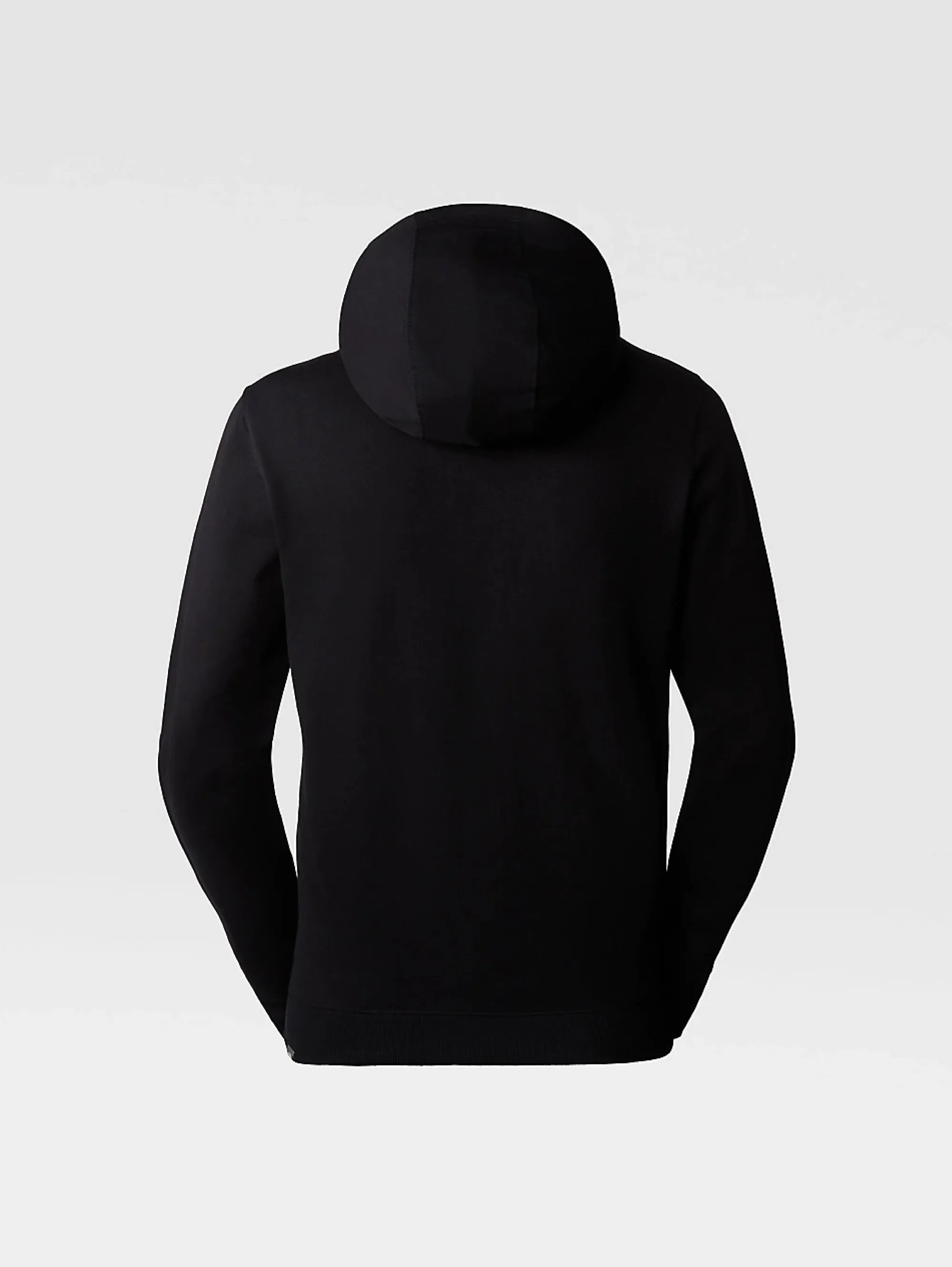 Felpa con Cappuccio e Logo Ricamato Nero