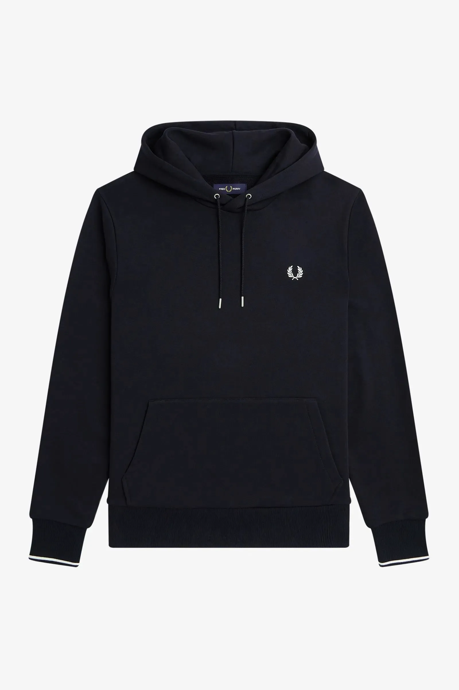 Felpa con Cappuccio Fred Perry Navy da Uomo