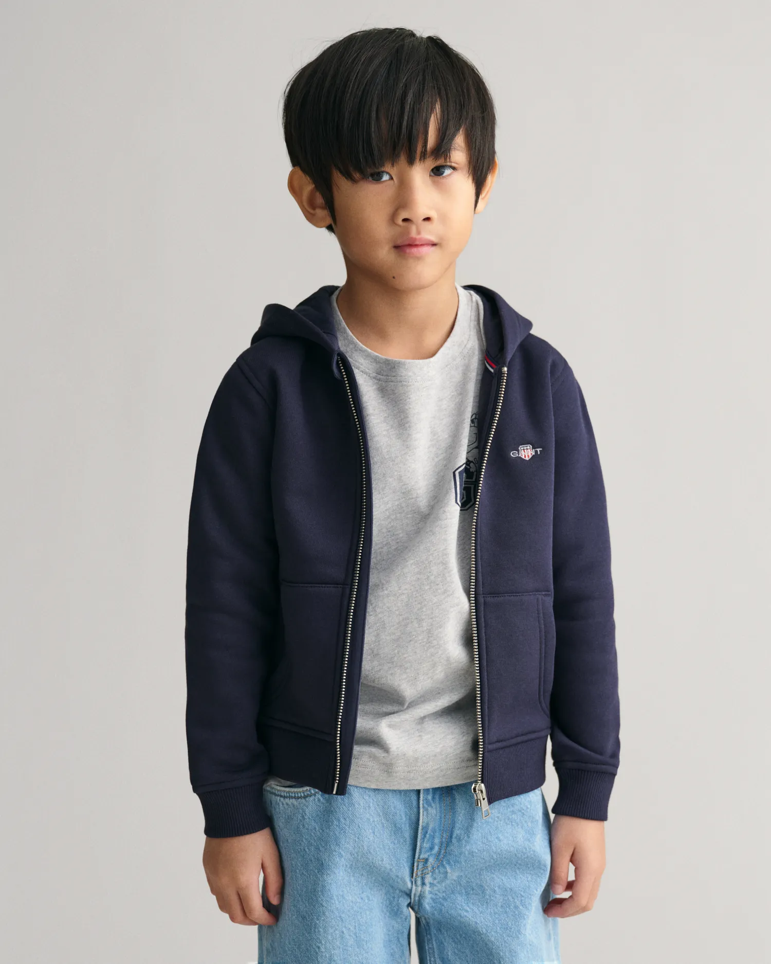 Felpa con cappuccio Shield con zip Kids    