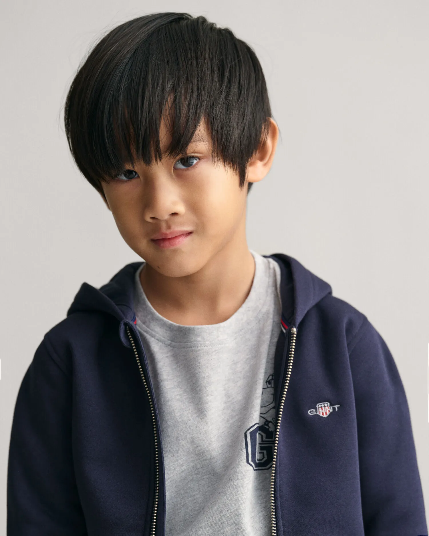 Felpa con cappuccio Shield con zip Kids    
