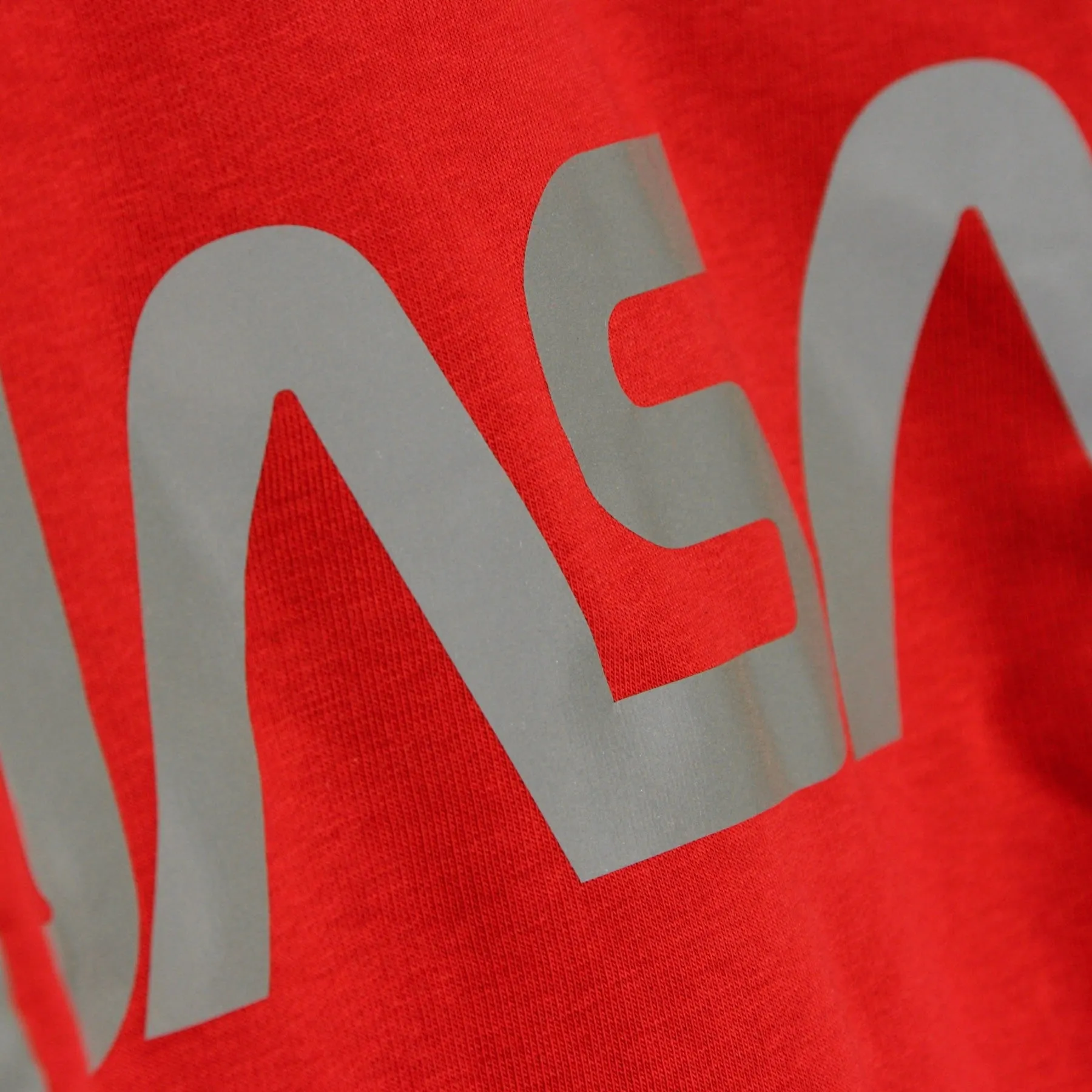 Felpa Girocollo Uomo Nasa Reflective Sweater Speed Red