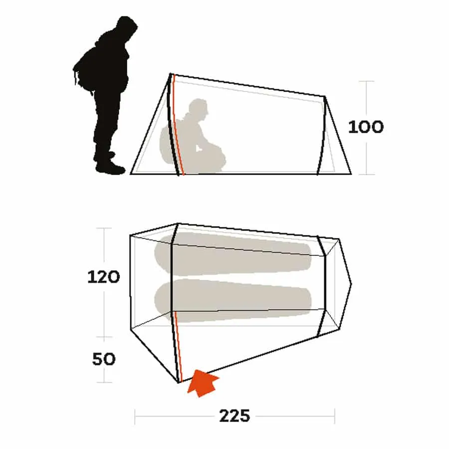 Ferrino Lightent 2 Pro tenda per due persone ultraleggera