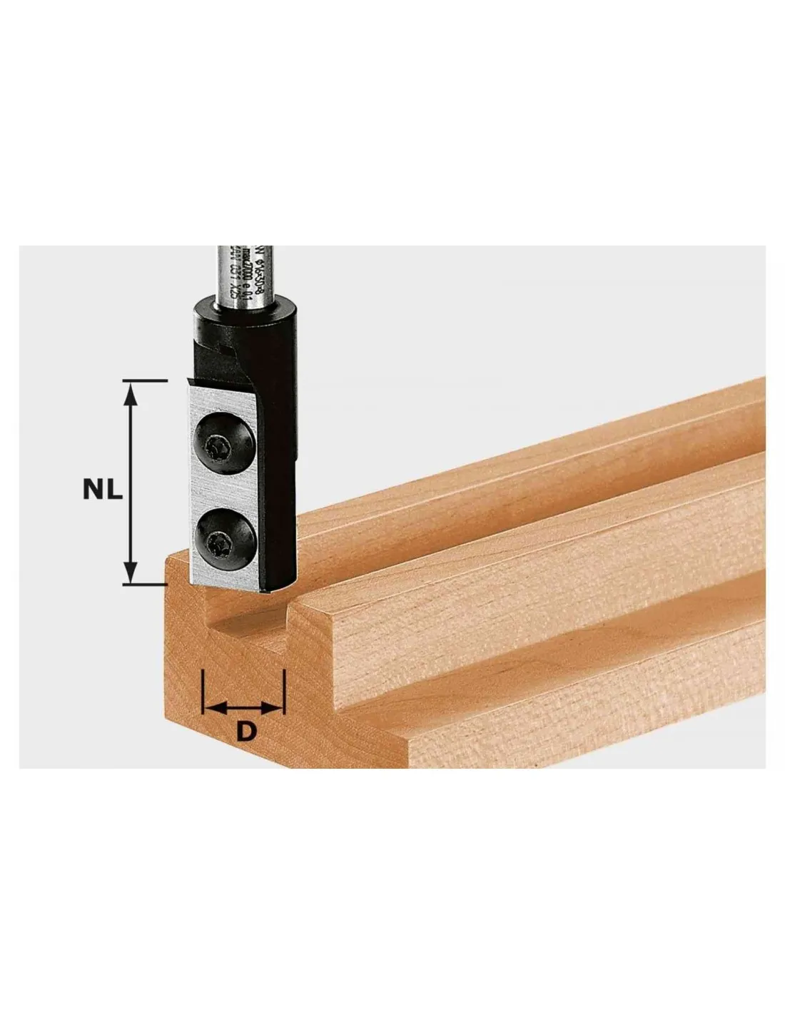 Festool Placchette reversibili per fresa per scanalature HW D14/30 S8 | Metautensili