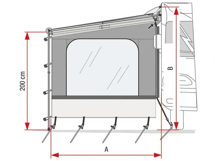 Fiamma Side W parete laterale Caravanstore XL