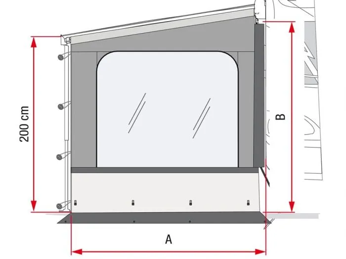 Fiamma Side W Pro parete laterale F80 DUCATO