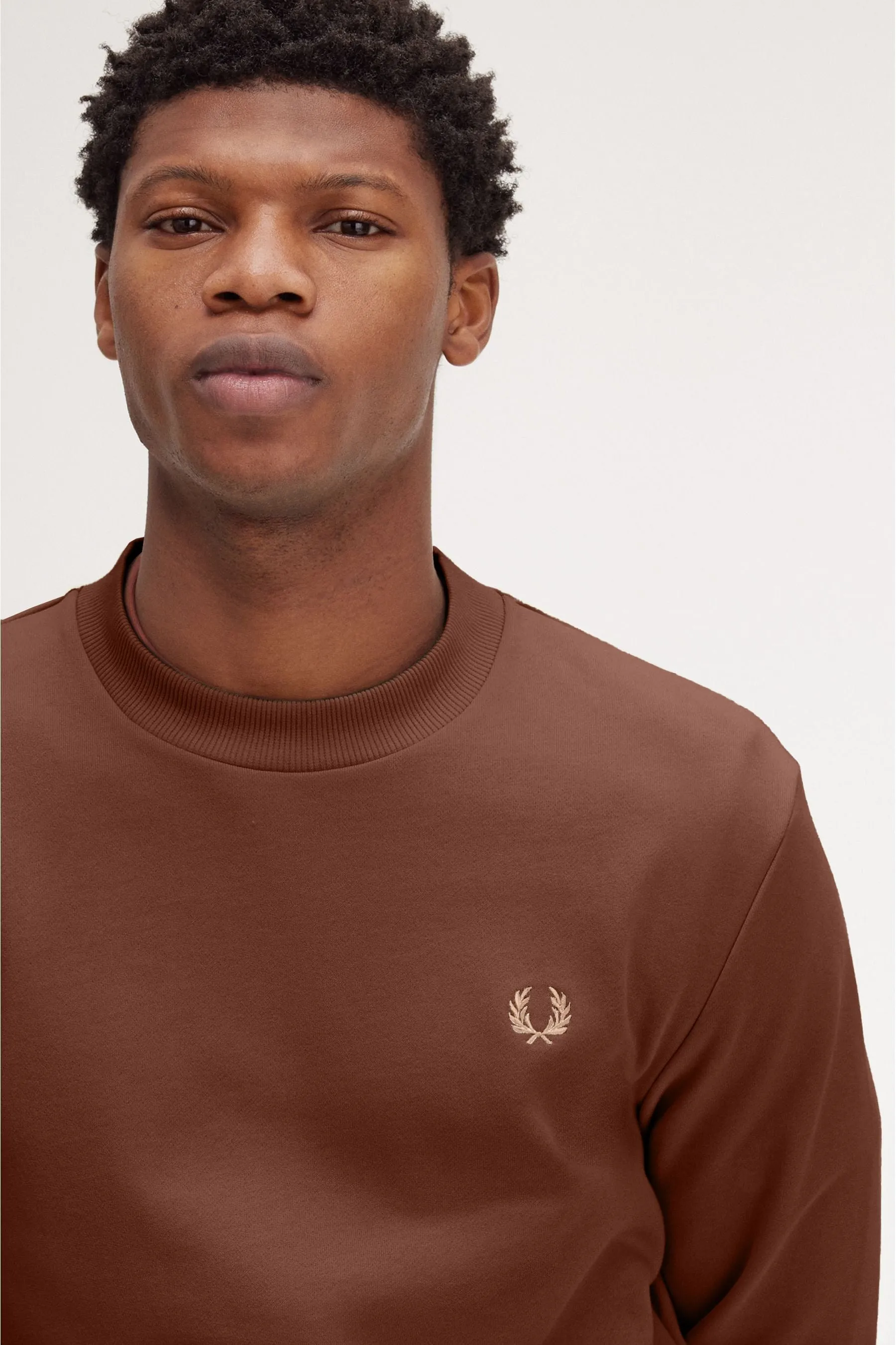 Fred Perry Crew Neck 100% Cotton Sweatshirt    