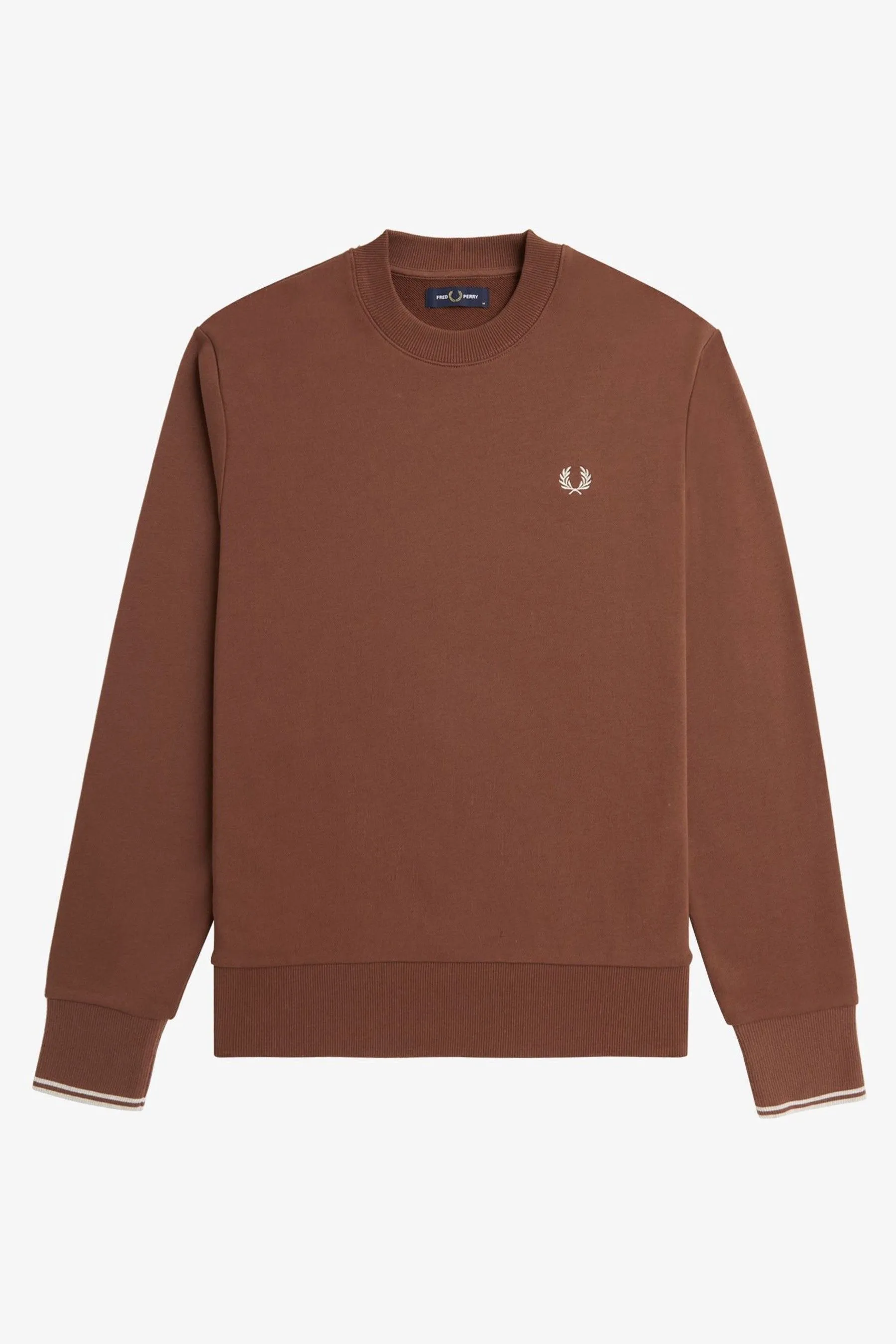 Fred Perry Crew Neck 100% Cotton Sweatshirt    