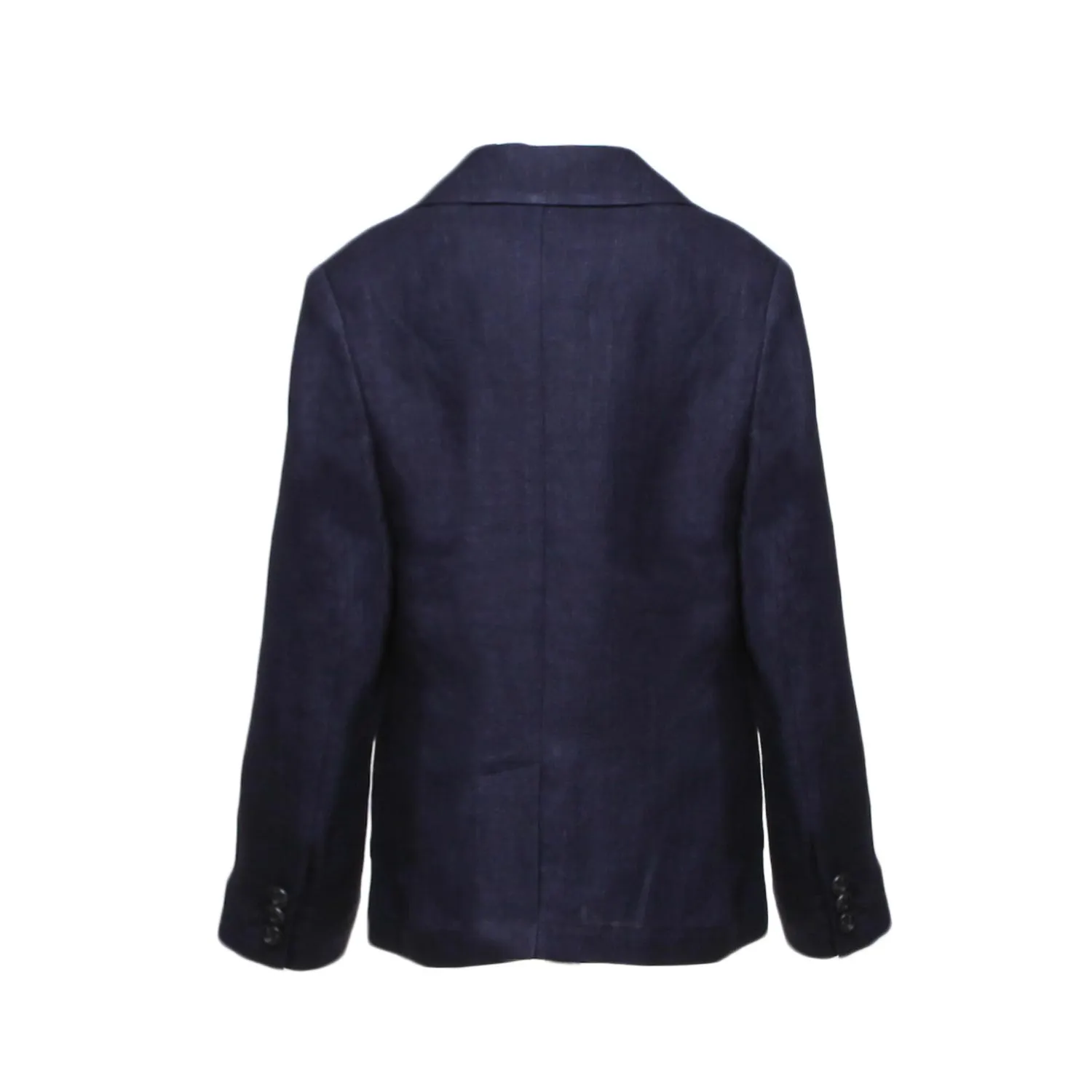 Giacca Blu Lino Teen Bambino