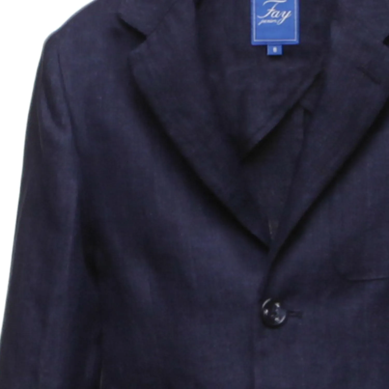 Giacca Blu Lino Teen Bambino