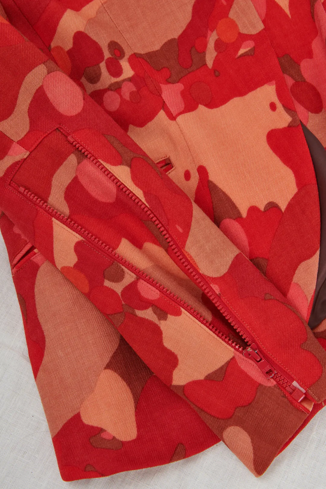 GIACCA CAMOUFLAGE ROSSA