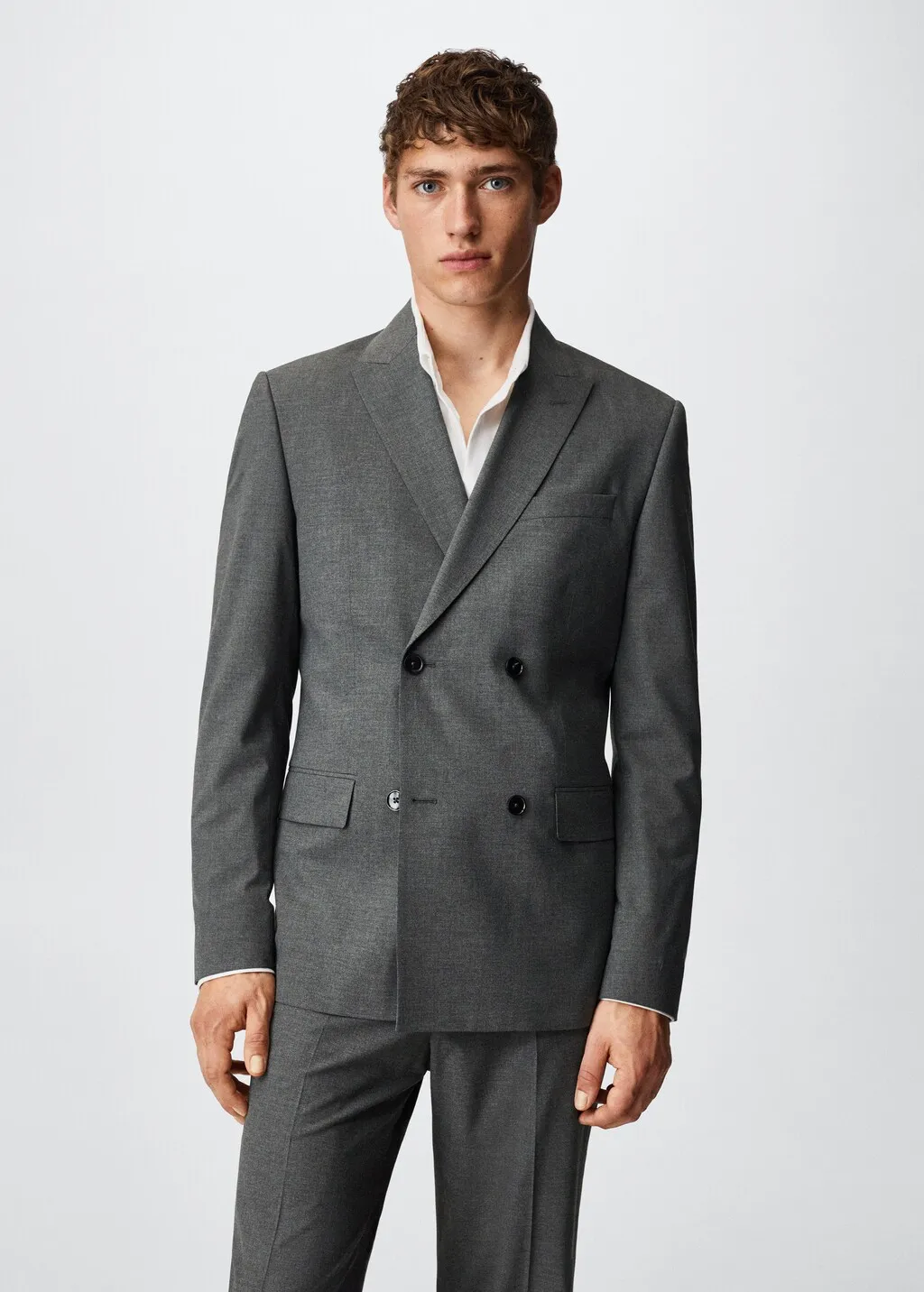 Giacca completo slim fit incrociata