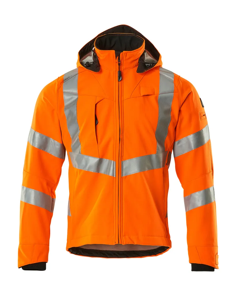 Giacca softshell ad alta visibilità Arancione Mascot Workwear 20502-246, 112 cm unisex