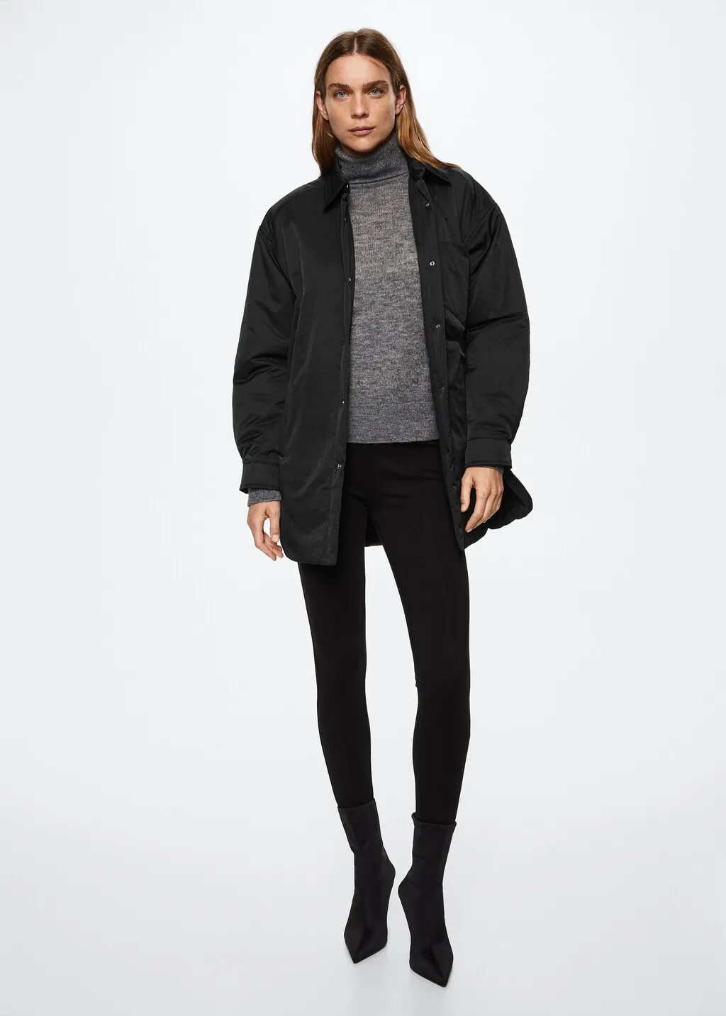 Giacca trapuntata oversize