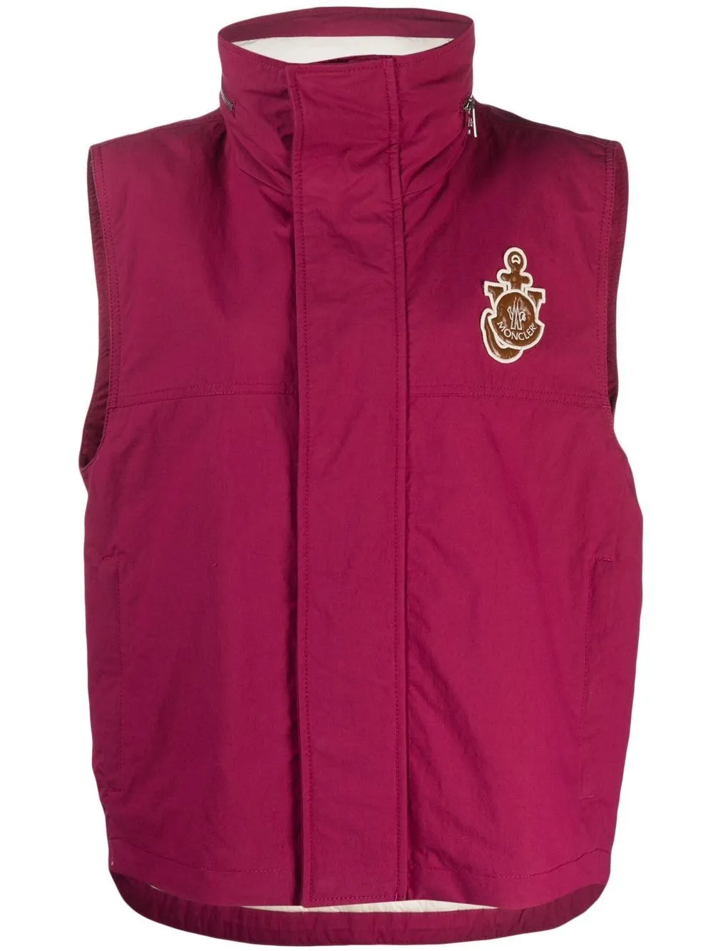 Gilet piumino tryfan in rosa - donna