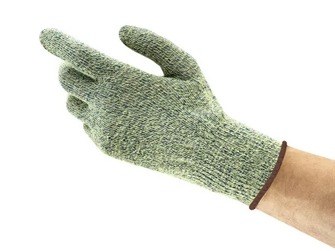 Guanti antitaglio Ansell 70-750, Tg. 7, in Kevlar, col. Verde