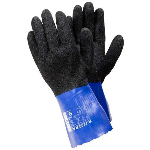 Guanti da lavoro Tegera TEGERA, Tg. 8, in Nylon, col. Nero, Blu