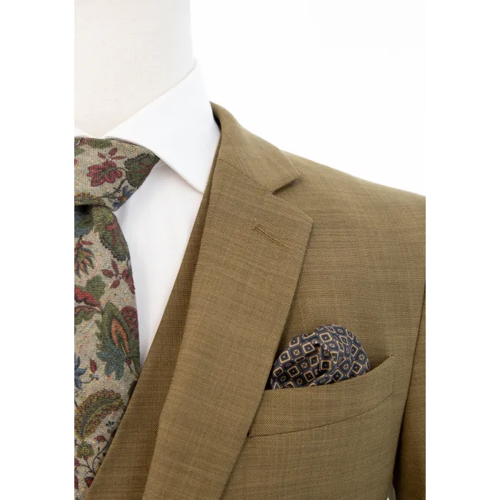 Henk ter Horst Abito intero 3 pezzi con gilet Senape