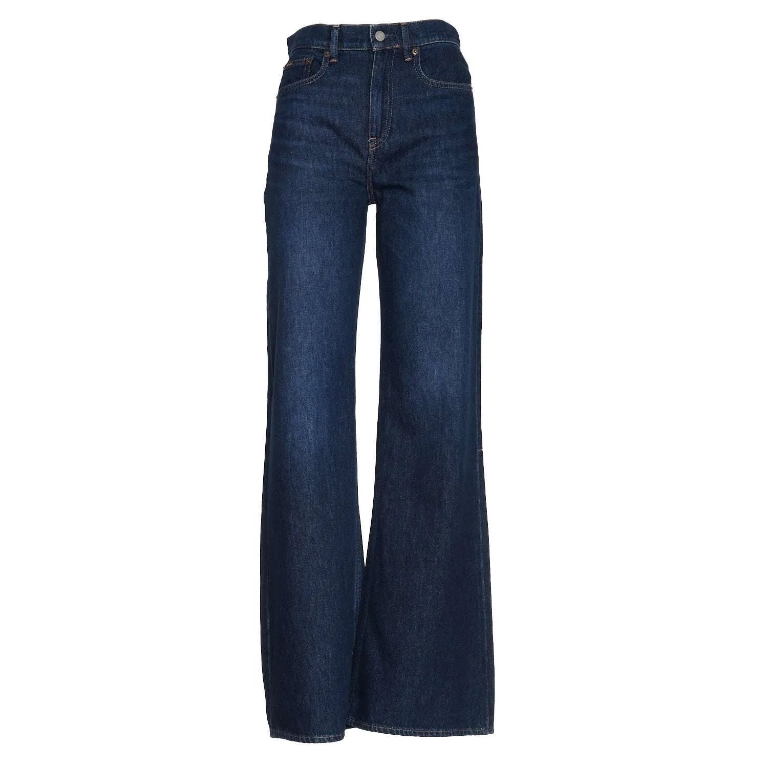 High Waist And Wide Leg Jeans