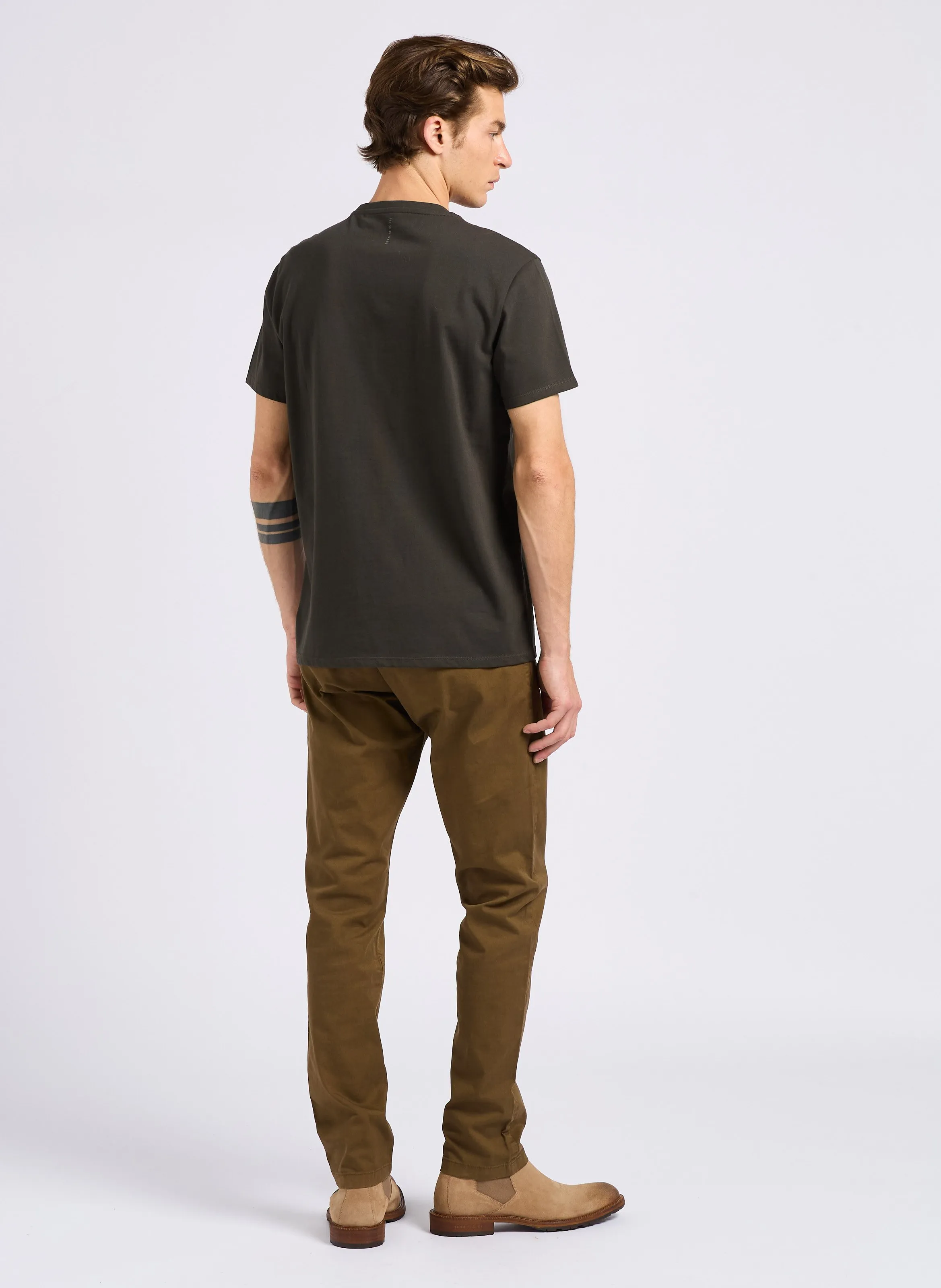  IKKS   Pantaloni slim in misto cotone | Marrone