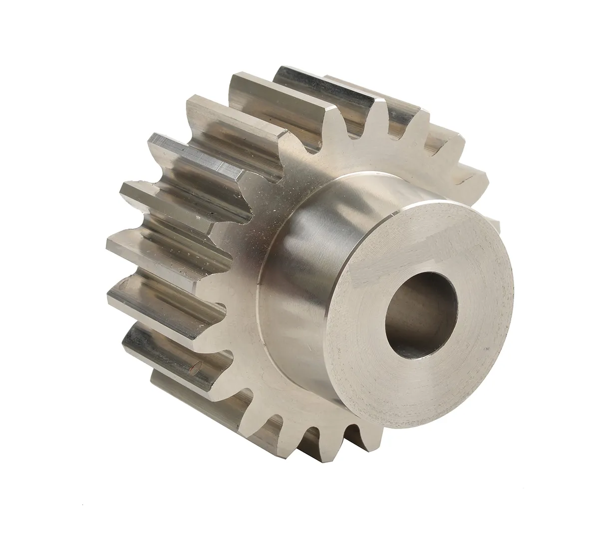 Ingranaggio cilindrico RS PRO, modulo 1, 25 denti, passo Ø 25mm, semigiunto Ø 20mm, foro Ø 8mm, in Acciaio