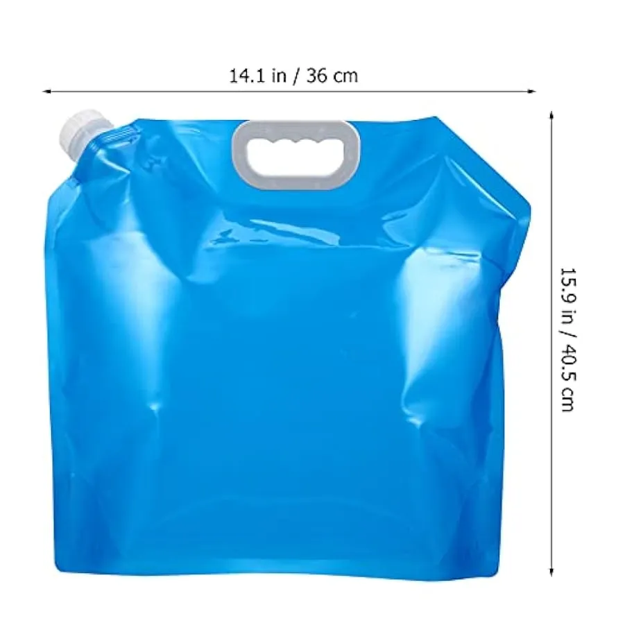 INOOMP 3 Pz Borsa Per La Conservazione Dell’acqua Pieghevole Sacca Idrica Portatile Per Zaino Sacca D’acqua Per Sport All’aria A