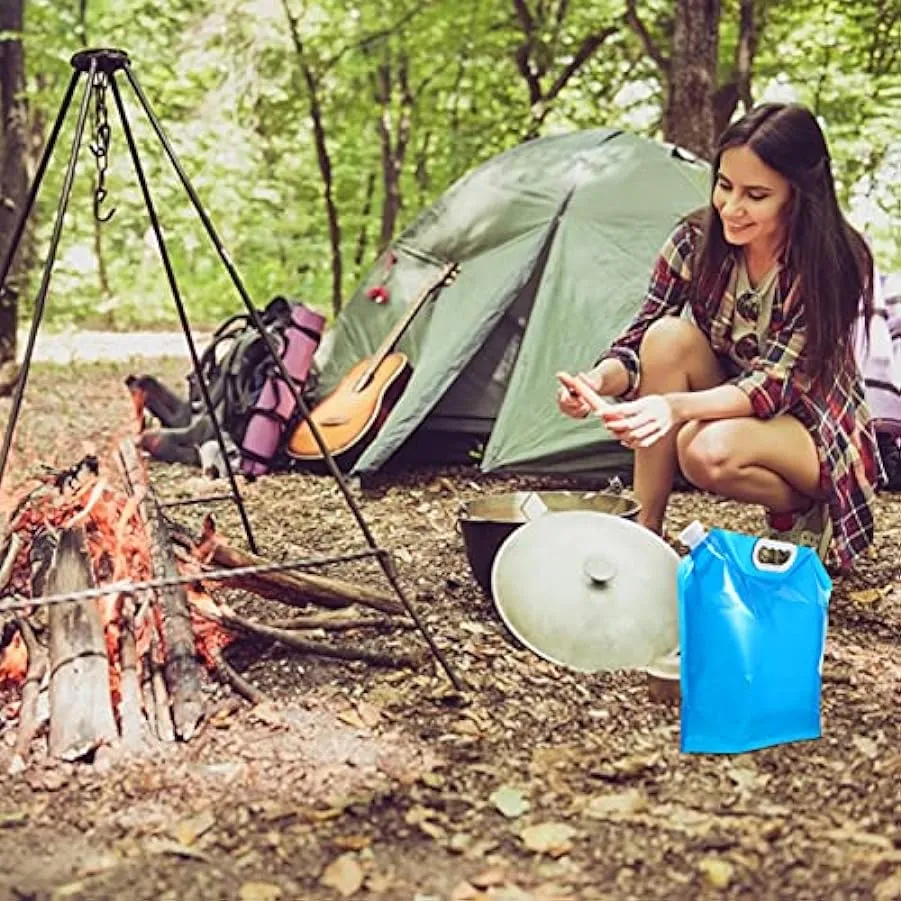 INOOMP 3 Pz Borsa Per La Conservazione Dell’acqua Pieghevole Sacca Idrica Portatile Per Zaino Sacca D’acqua Per Sport All’aria A