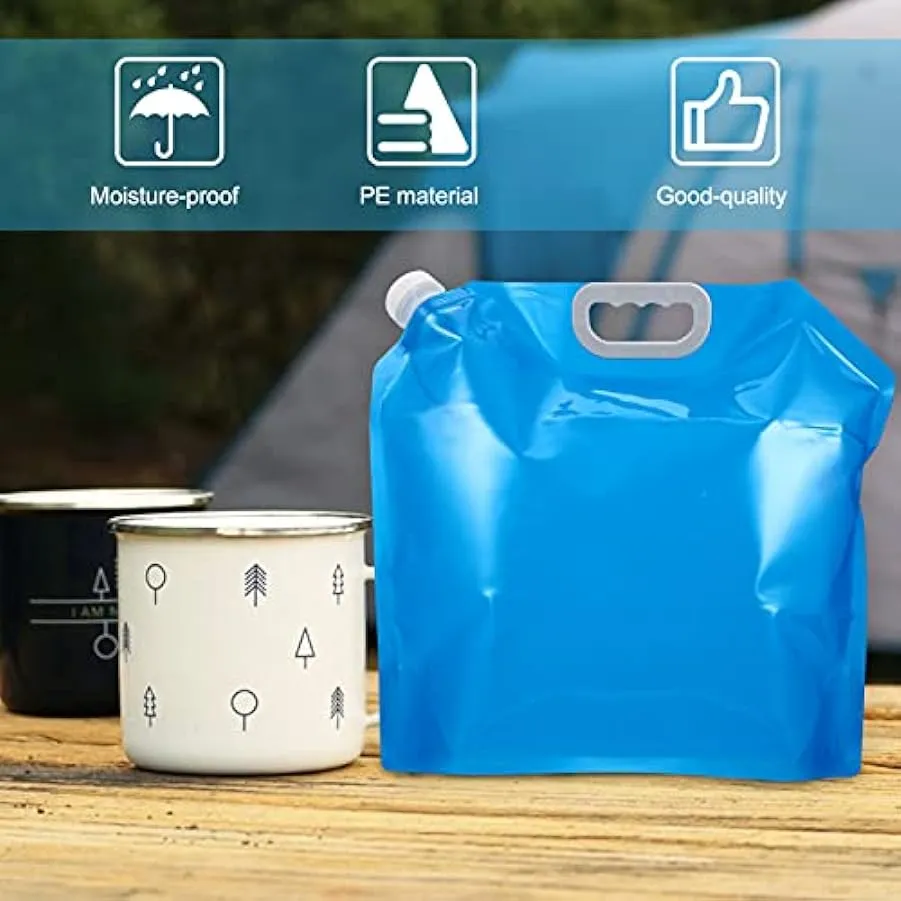 INOOMP 3 Pz Borsa Per La Conservazione Dell’acqua Pieghevole Sacca Idrica Portatile Per Zaino Sacca D’acqua Per Sport All’aria A