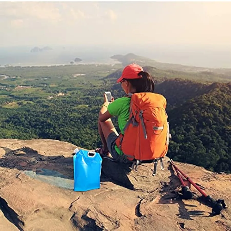 INOOMP 3 Pz Borsa Per La Conservazione Dell’acqua Pieghevole Sacca Idrica Portatile Per Zaino Sacca D’acqua Per Sport All’aria A