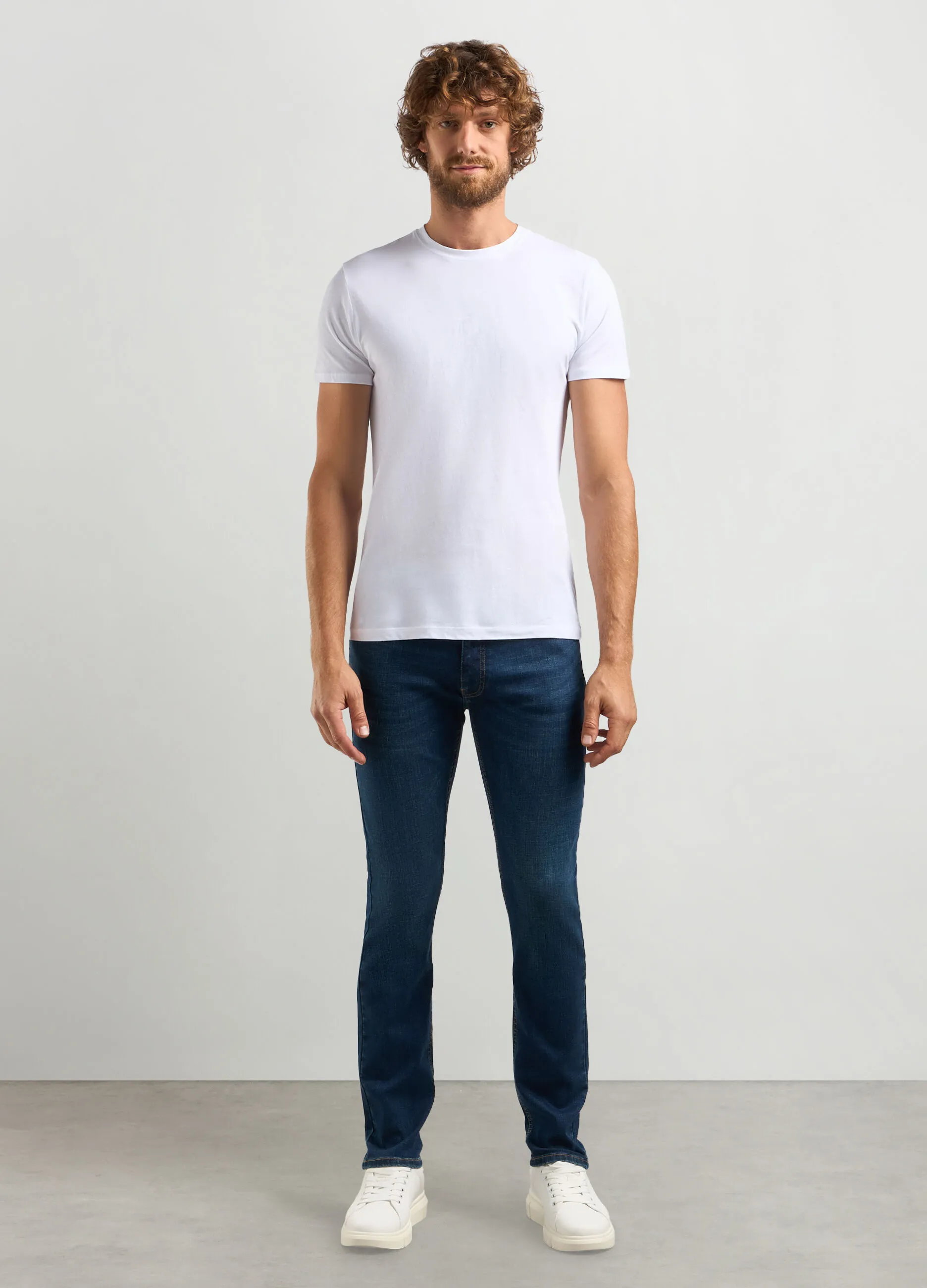 J. HART & BROS  Jeans slim fit in cotone stretch uomo