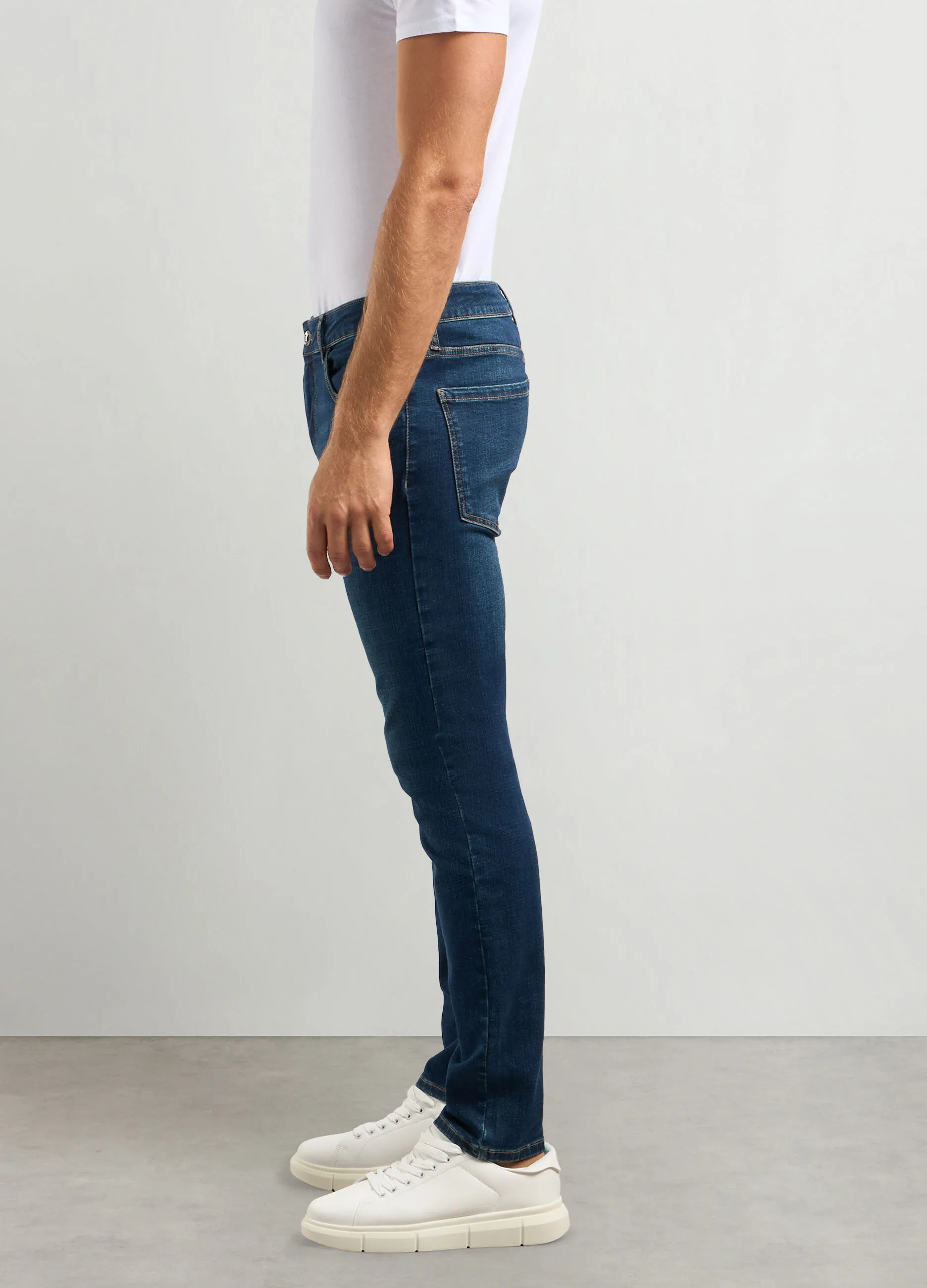 J. HART & BROS  Jeans slim fit in cotone stretch uomo