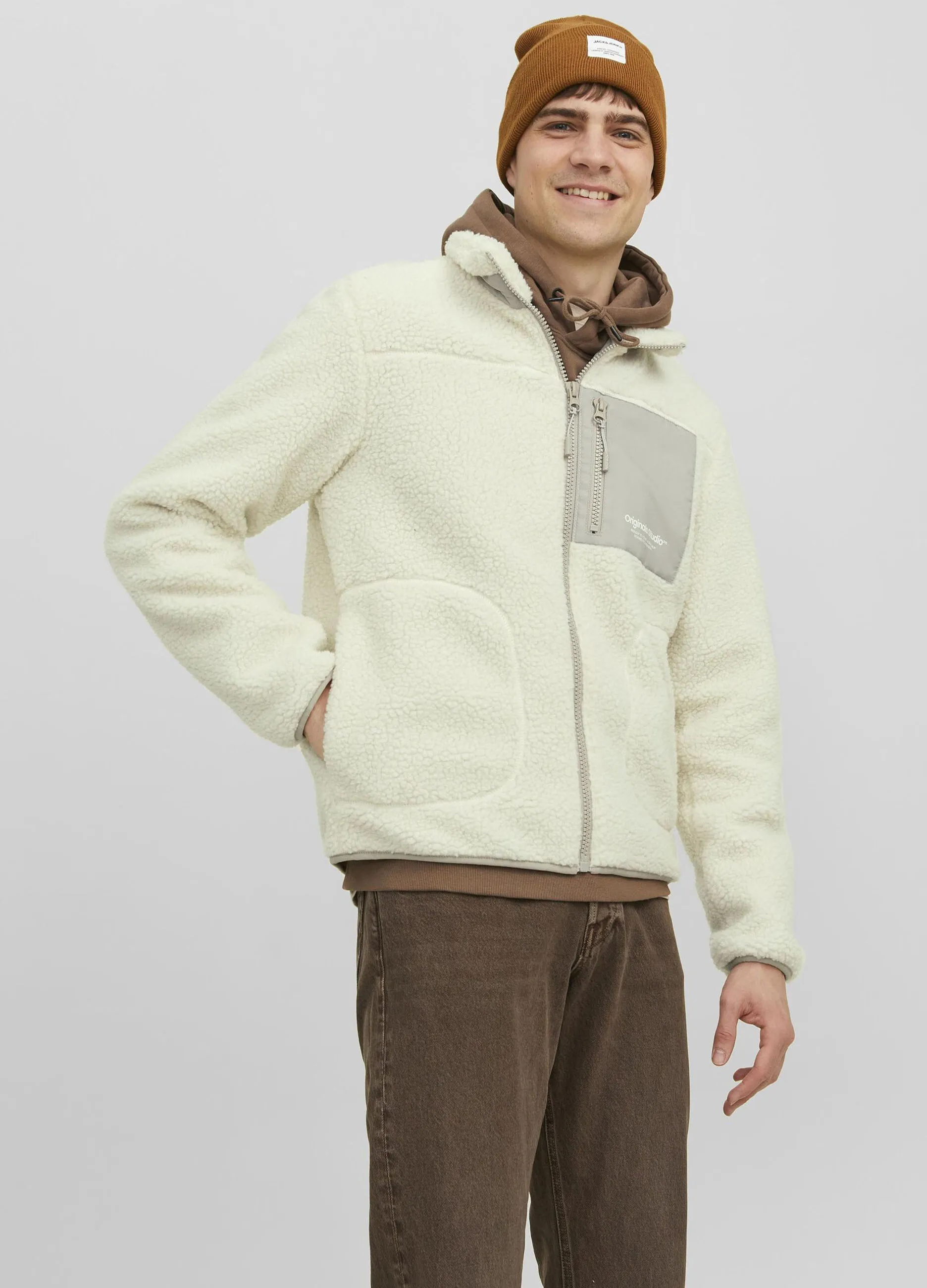 JACK & JONES  Giacca teddy uomo