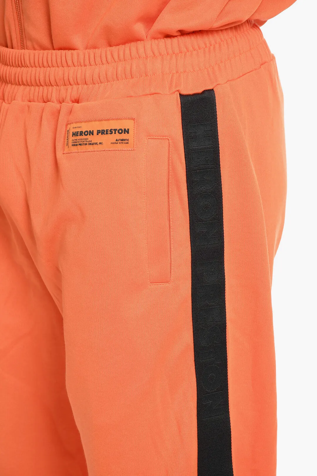 Joggers Track in Misto Cotone con Banda Laterale Logata