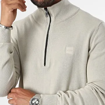 Kanobix Maglione con collo a zip 50494387 Beige