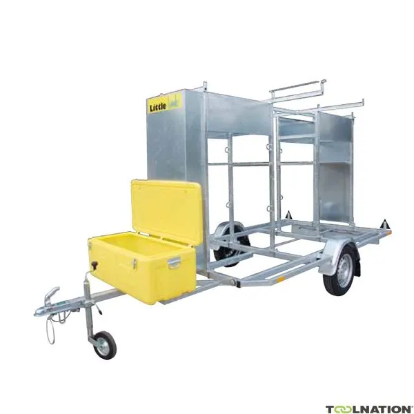 Little Jumbo 313895050 Rimorchio per ponteggi Jumbo Pro (vuoto) 452x200x220 cm