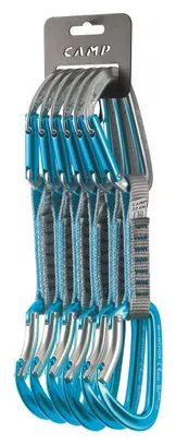 Lotto di 6 Camp Set 6 Rinvii Orbit Express Lucidato 11 cm Blu