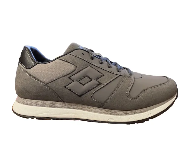 Lotto men's sneakers Trainer AMF XX Suede 218098 9F4 grey-brown
