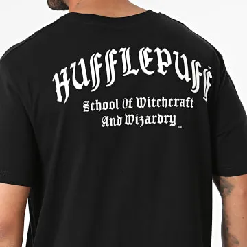 Maglietta oversize Hufflepuff nero