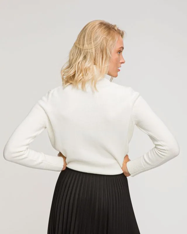 Maglione con collo alto di lana MRZ