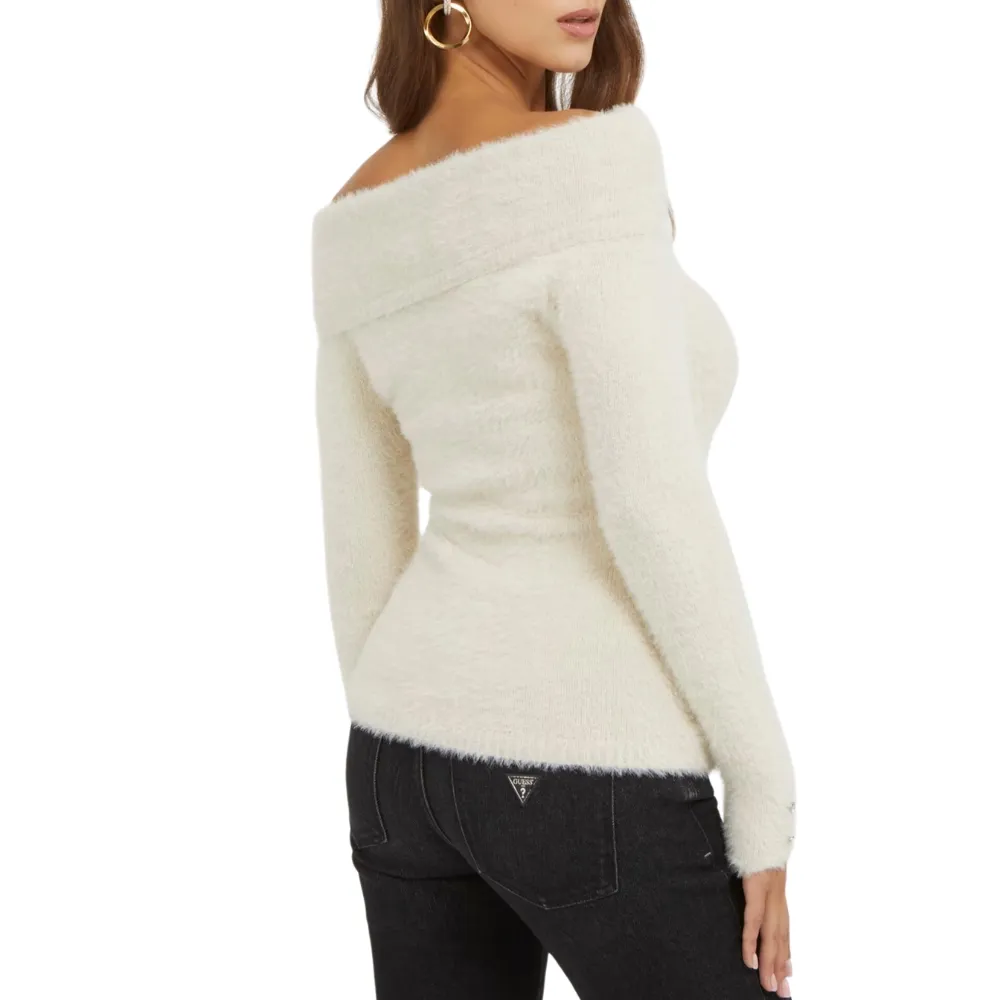 Maglione Guess spalle scoperte misto viscosa