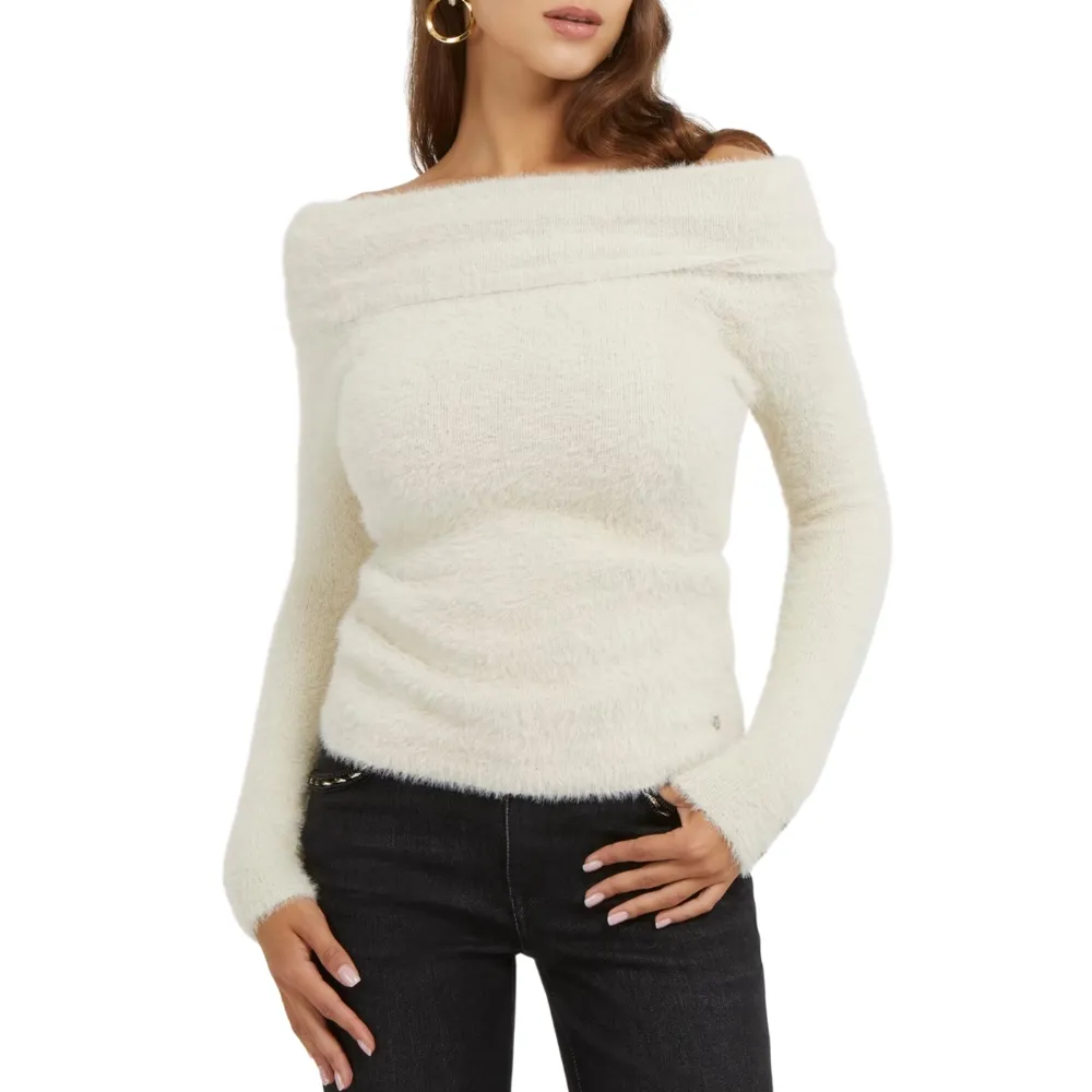 Maglione Guess spalle scoperte misto viscosa
