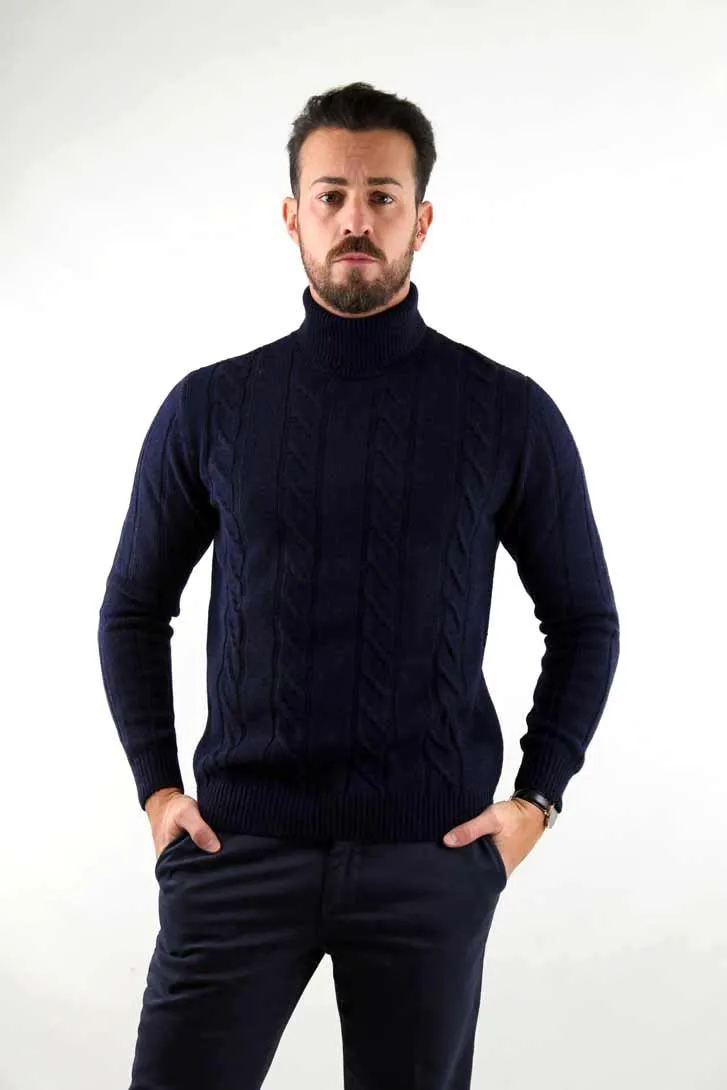 MAGLIONE LIAM BLU 