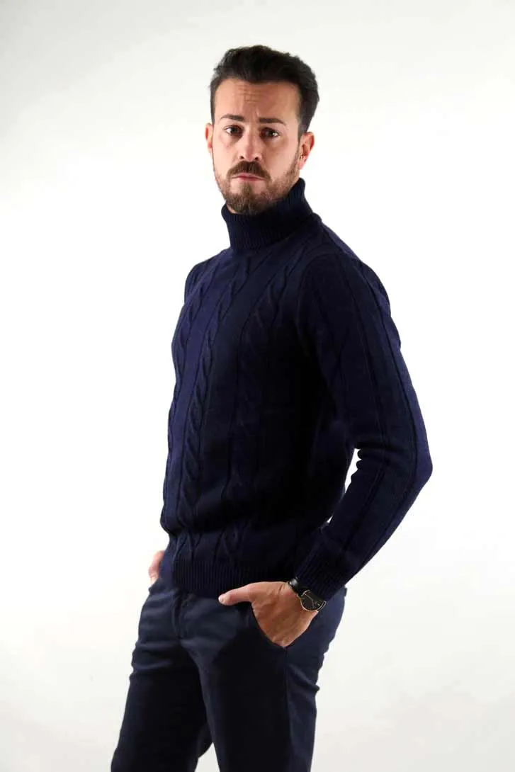 MAGLIONE LIAM BLU 