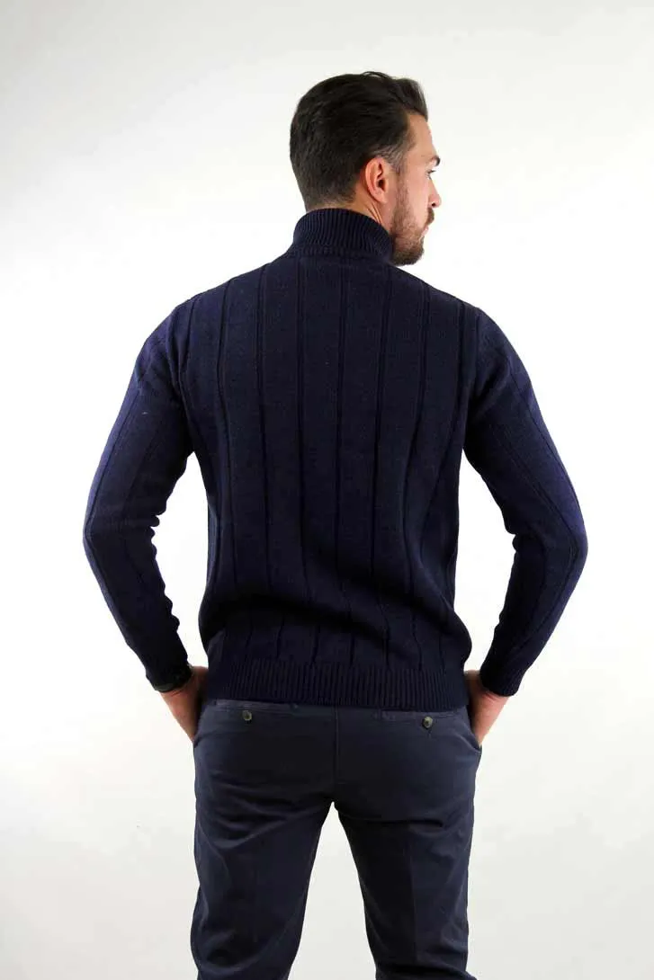 MAGLIONE LIAM BLU 